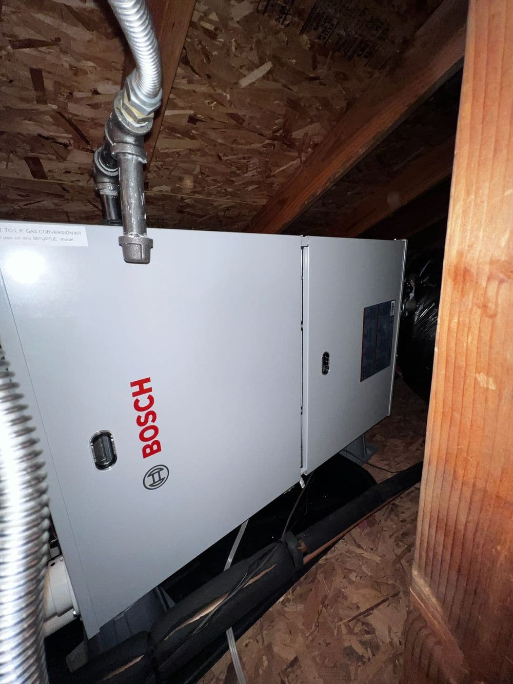 Bosch High-Efficiency Attic HVAC Install in Fallbrook CA image