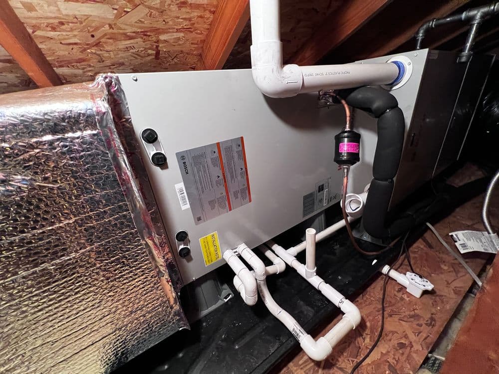 Gallery photos for Bosch High-Efficiency Attic HVAC Install in Fallbrook CA: Image #1