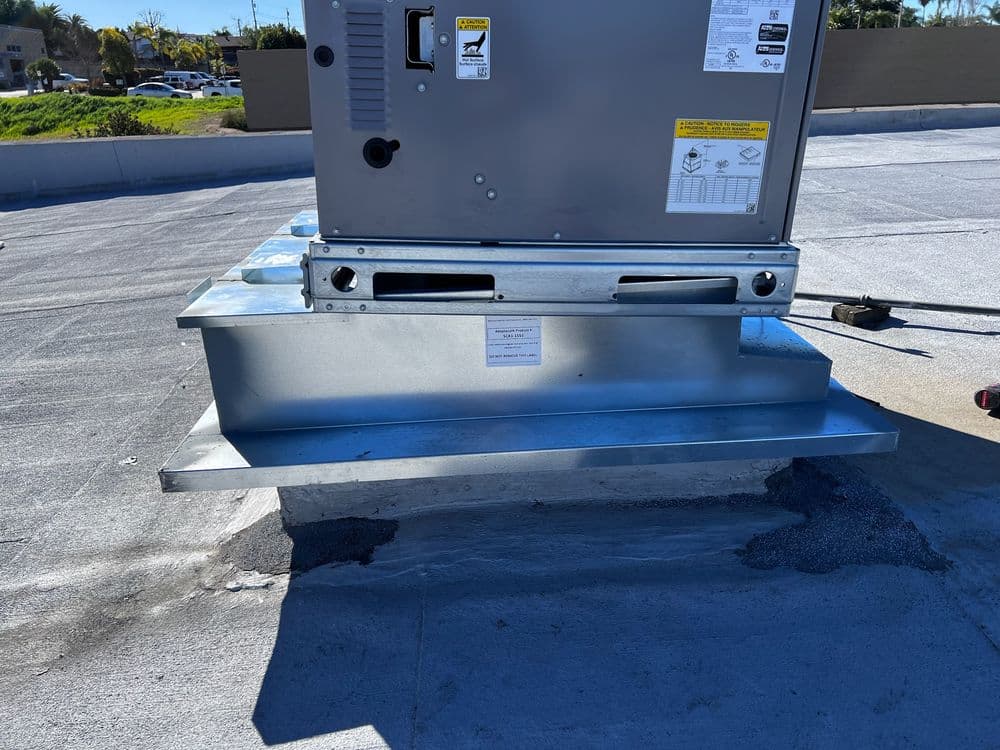 Commercial Rooftop HVAC Package Unit Install in North County San Diego image
