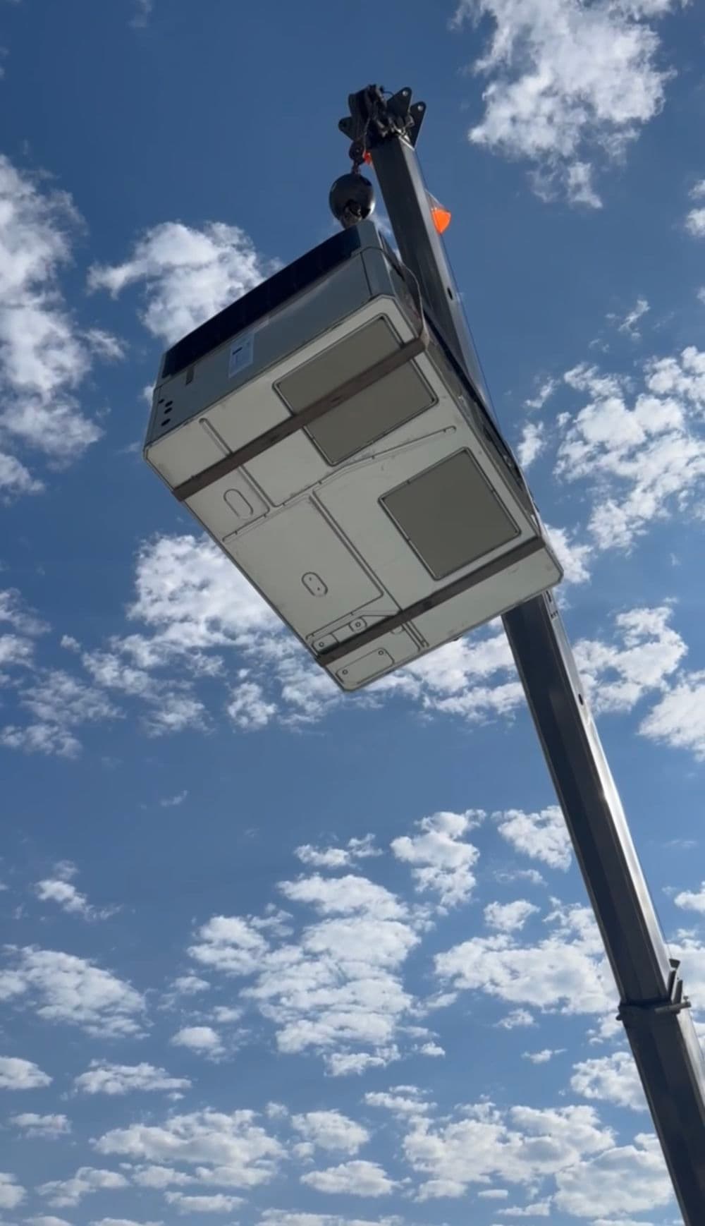 Crane-Assisted Rooftop HVAC Package Unit Installation in Carlsbad CA image