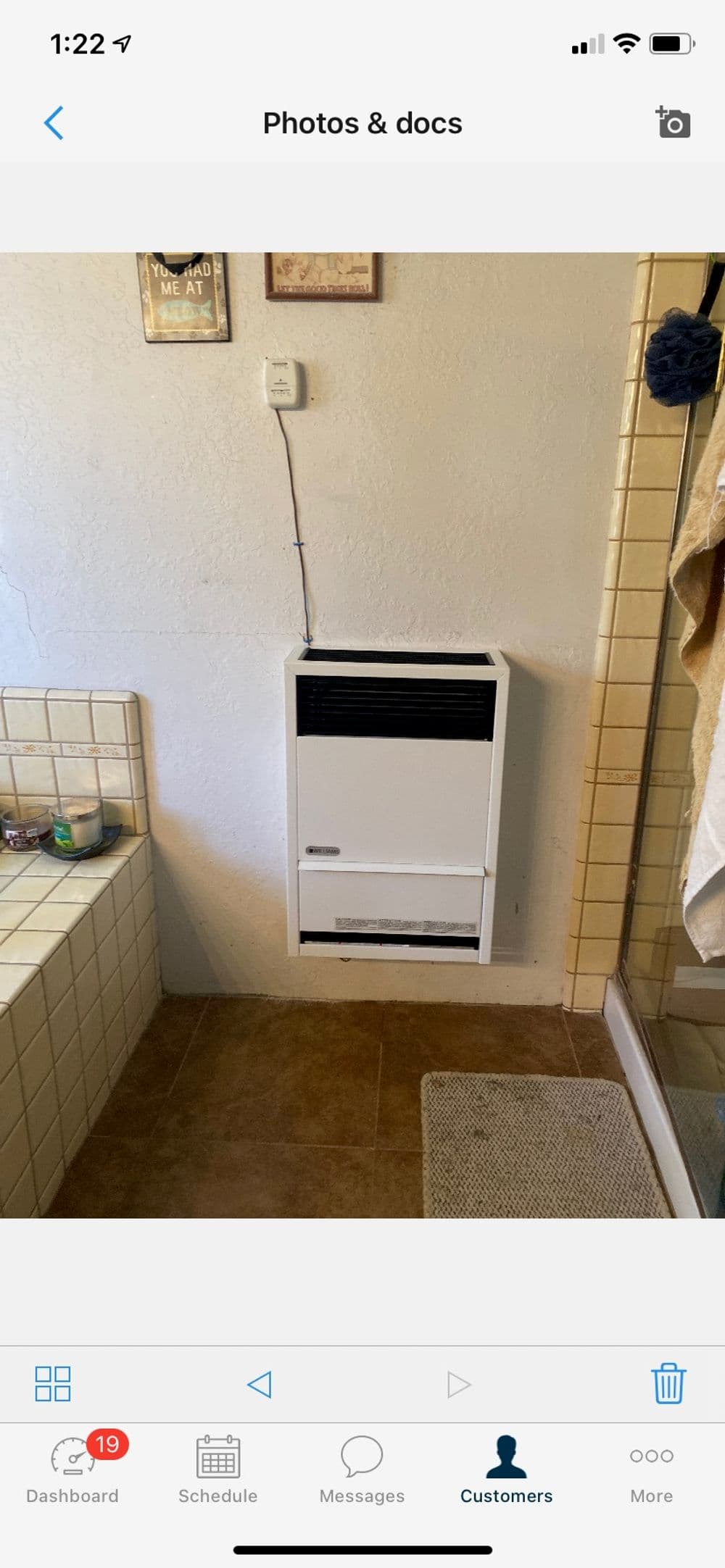 Old Wall Furnace Inspection and Safety Check in Carlsbad CA image