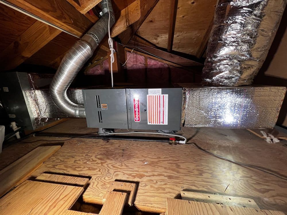 Goodman Attic Furnace Installation in Pala Mesa CA image
