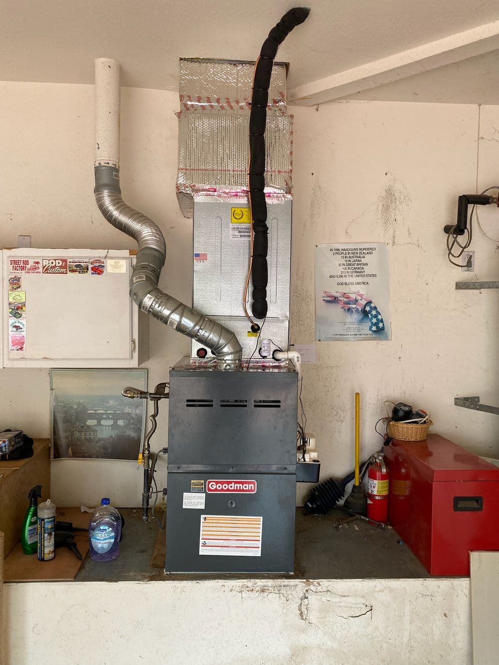 Routine Maintenance Check on a Goodman System in Vista CA image