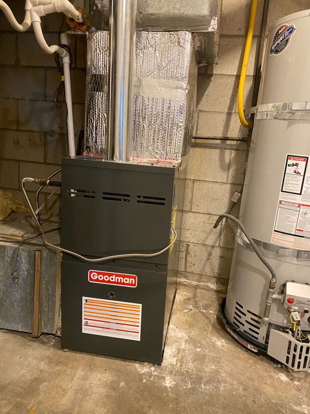 Goodman Gas Furnace Replacement Installed in Fallbrook CA image