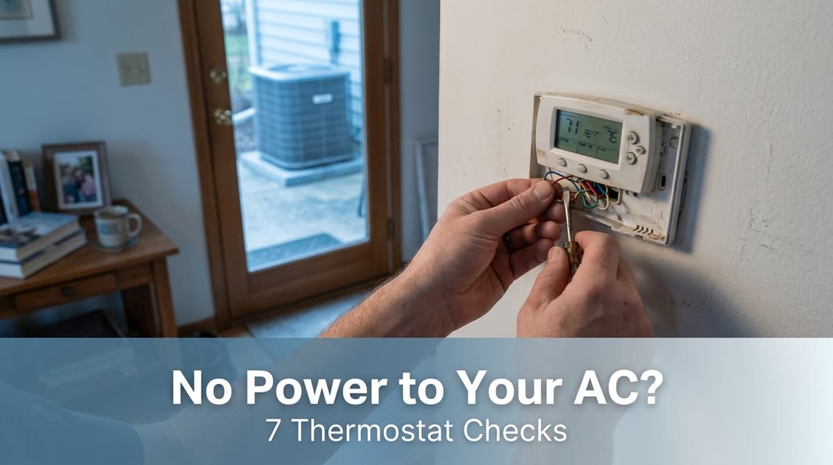 No Power to Your AC? 7 Thermostat Checks Before Calling image